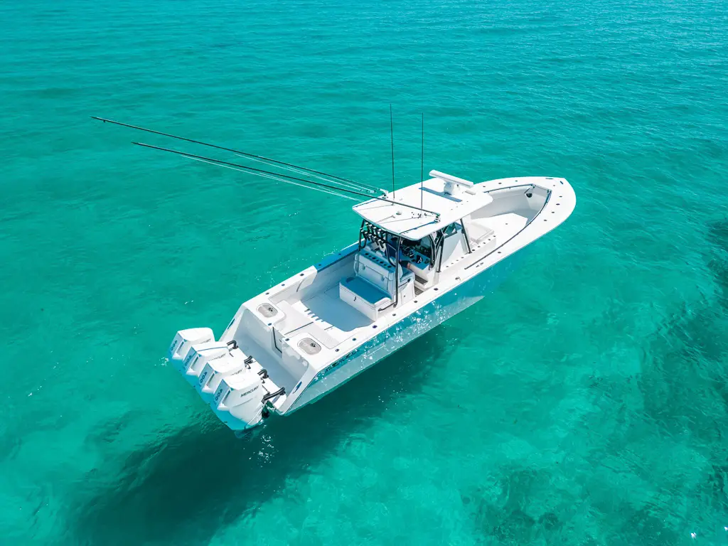 Image of a yacht in the sea