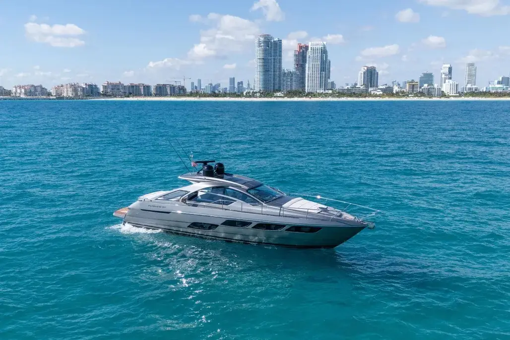 Image of a yacht in the sea